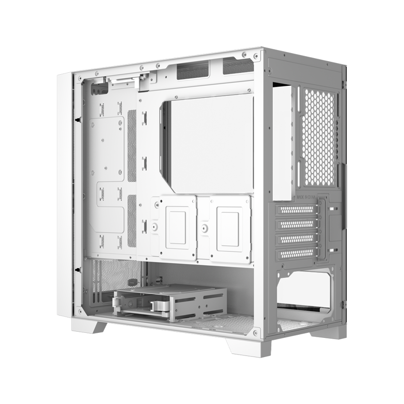 Корпус для ПК PcCooler C3D310 WH, Mini Tower, белый, под mATX, Mini-ITX, фото 8