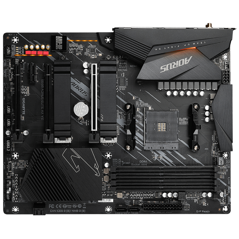 Материнская плата Gigabyte B550 AORUS ELITE AX V2, AM4, AMD B550, ATX, DDR4