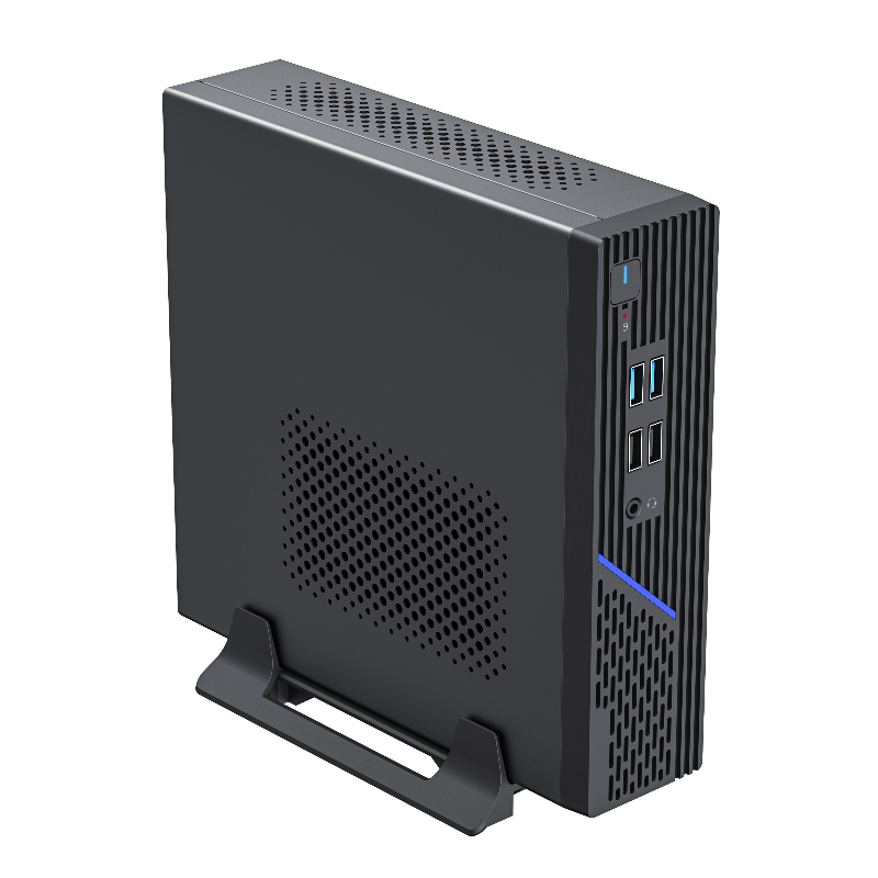 Корпус для ПК Foxline FL-109-AD120-DC, с БП 120 Вт, чёрный, фото 5