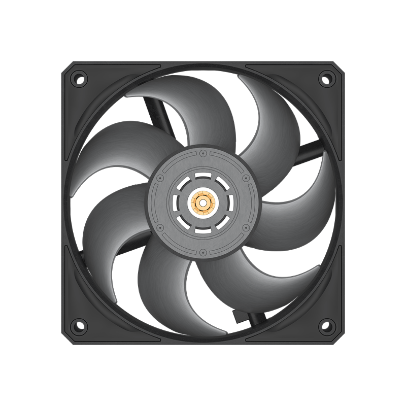 Корпусной вентилятор PcCooler Cooler F9 R120 BK, вентилятор 120 мм, 3000 об/мин, чёрный, поток 42.7 CFM