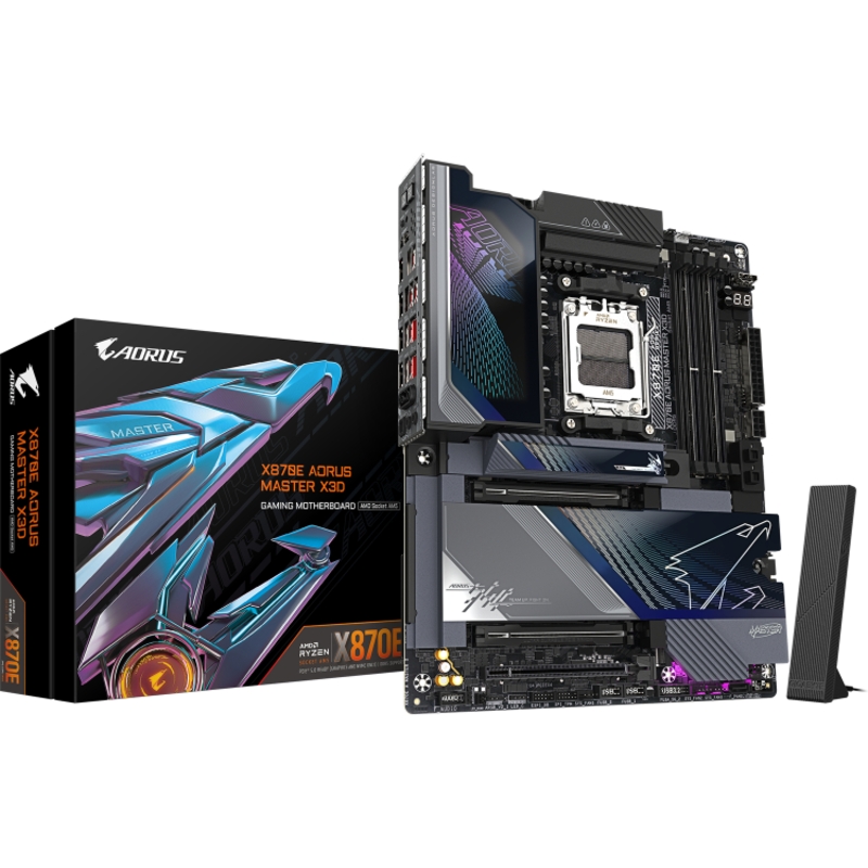 Материнская плата Gigabyte X870E A MASTER X, AM5, AMD X870E, ATX, DDR5, фото 21
