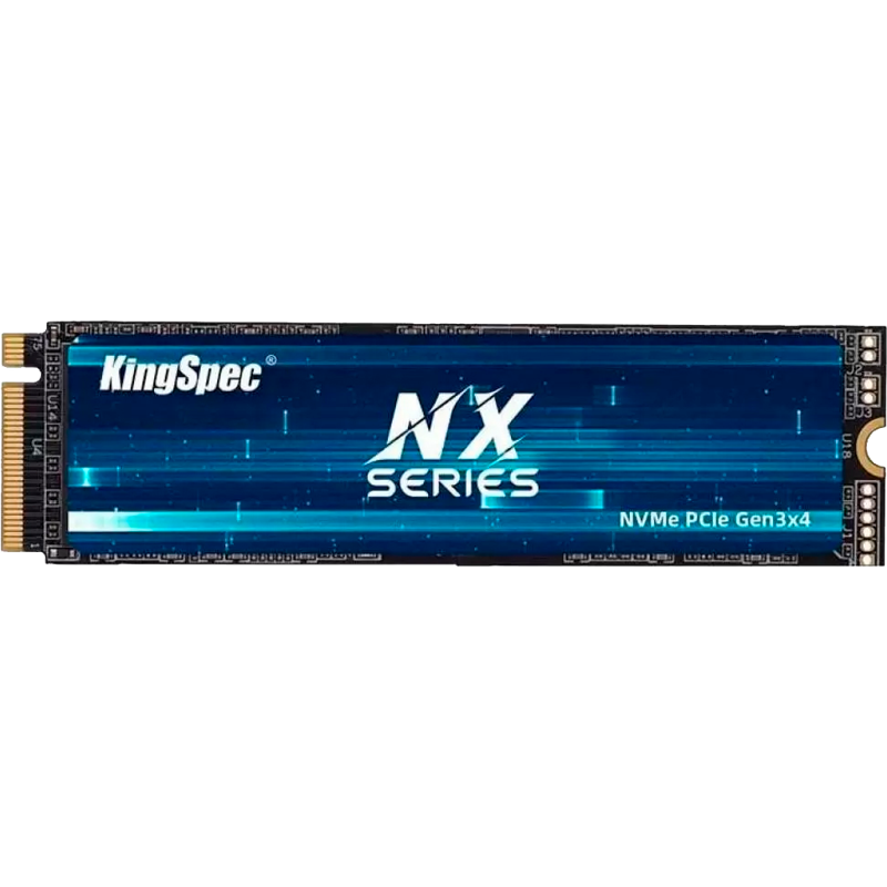 Твердотельный накопитель Kingspec SSD NX-256 2280, 256 ГБ, 3D TLC, чтение 3200 МБ/с, 250 ТБ