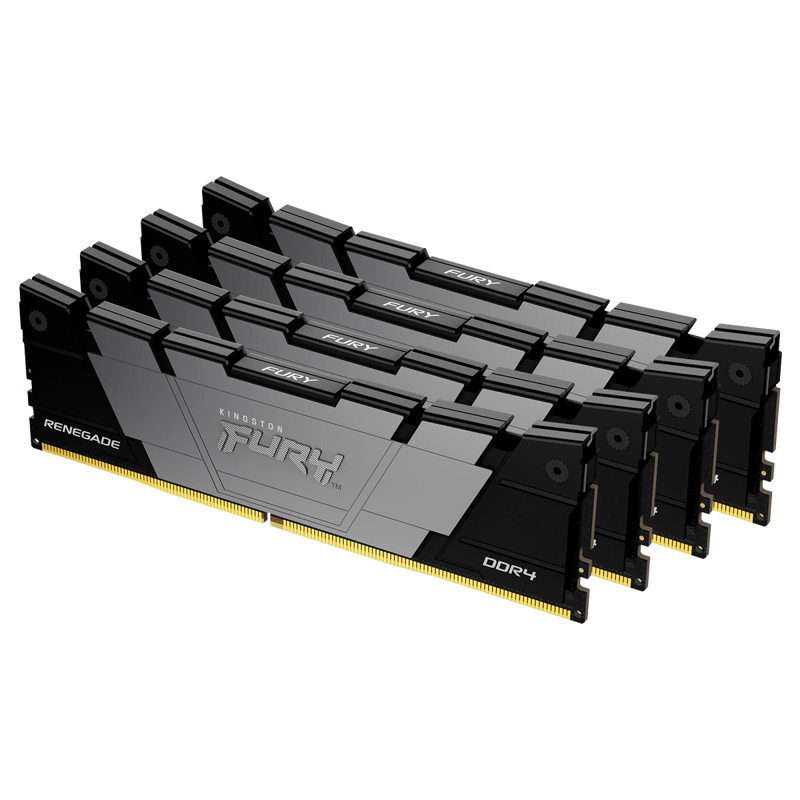 Оперативная память Kingston KF432C16RB2K4/32, 32 ГБ (4x8 ГБ), DDR4, 3200 МГц, DIMM, CL16