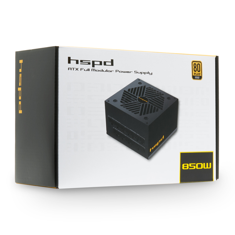 Блок питания Hspd HSK-850GF-BK, 850 Вт, 80 PLUS Gold, ATX, вентилятор 120x120 мм, фото 6