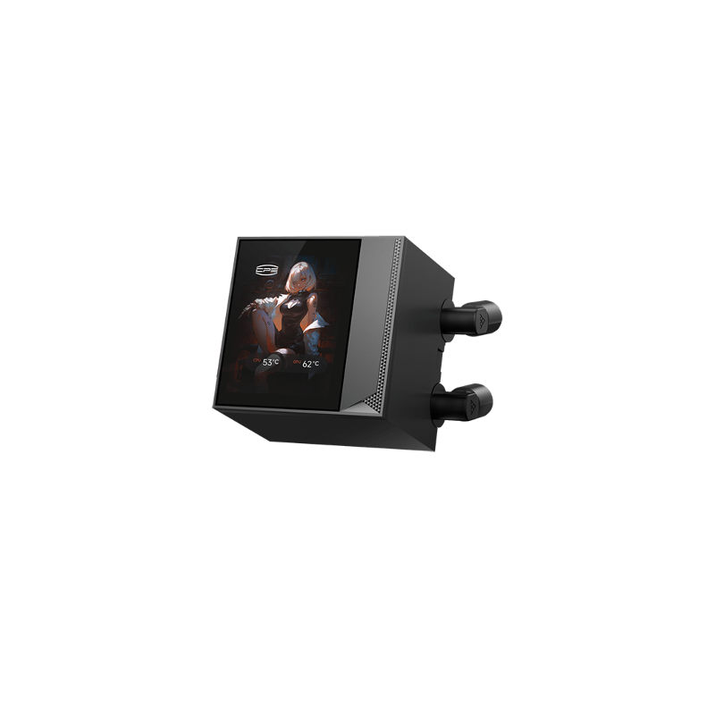 Система жидкостного охлаждения PcCooler DC360 Pro ARGB Display BK, вентилятор 120 мм, AM5, фото 3