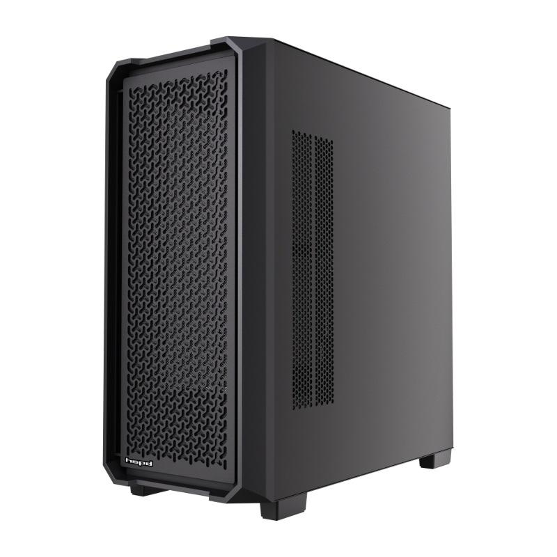 Корпус для ПК Hspd F750, Midi Tower, чёрный, под ATX, mATX, Mini-ITX, фото 6
