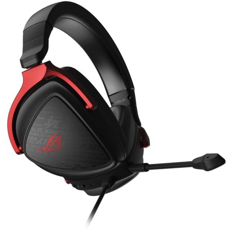 Гарнитура ASUS ROG DELTA S COR, проводное подключение, Mini-jack, накладные полноразмерные, чёрный, фото 9