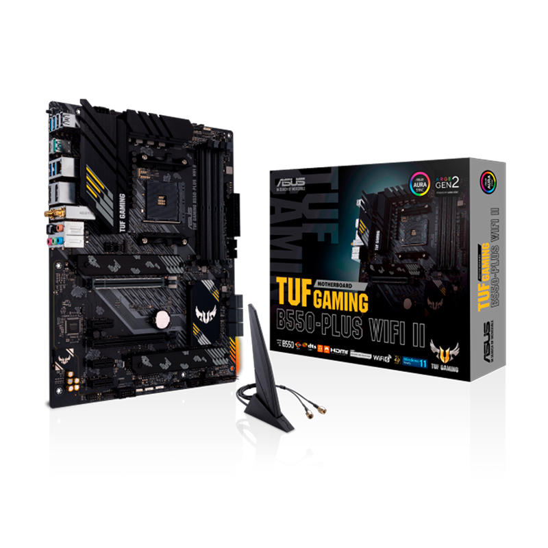 Материнская плата ASUS TUF B550-PLUS WIFI II, AM4, AMD B550, ATX, DDR4