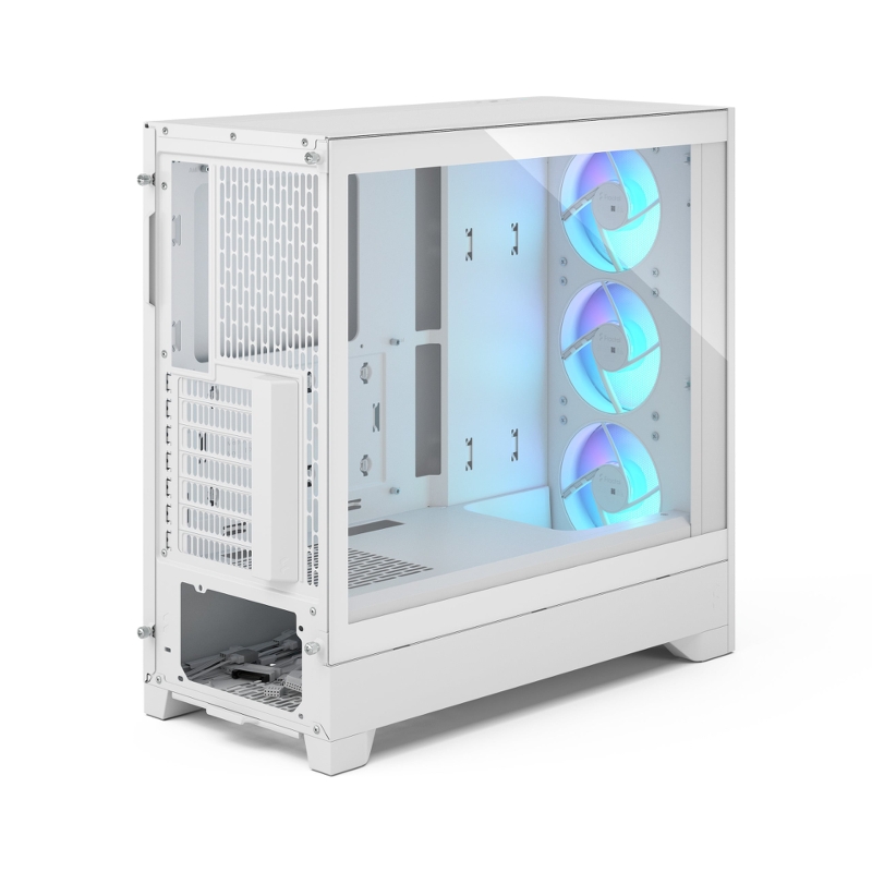 Корпус для ПК Fractal Design Pop 2 Air TG RGB, Midi Tower, белый, под ATX, mATX, mITX, подсветка ARGB, фото 4