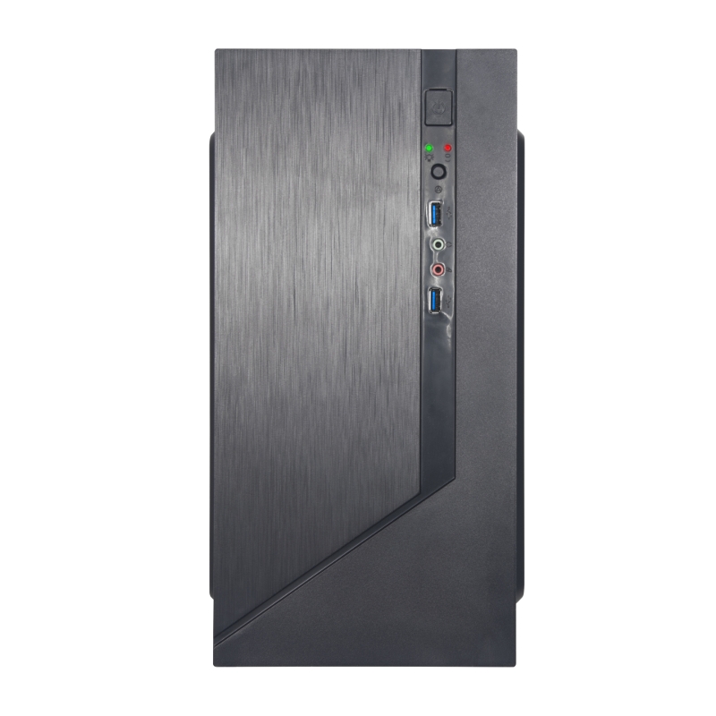 Корпус для ПК Foxline Forza mATX, Mini Tower, чёрный, под mATX, mITX, материал сталь, фото 2