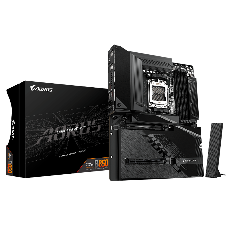Материнская плата Gigabyte B850 A STEALTH, AM5, AMD B850, ATX, DDR5