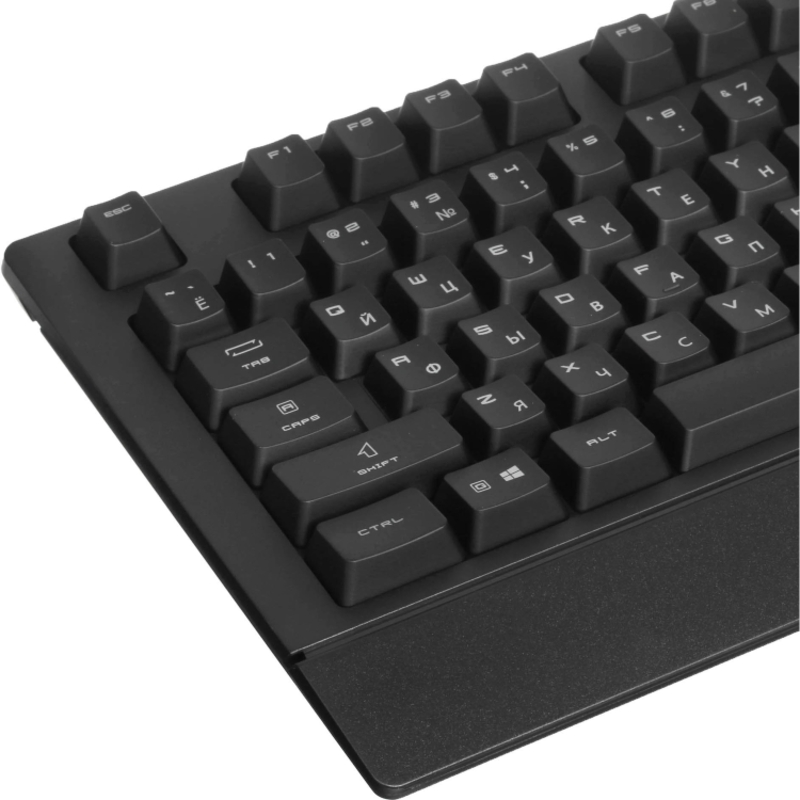 Клавиатура MSI VIGOR GK20 RU, проводное подключение, USB-A, мембранные, чёрный, подсветка, фото 12