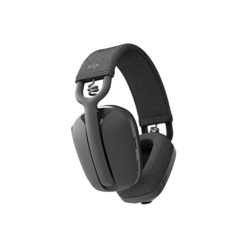 Гарнитура Logitech ZONE Vibe 100 - GRAPHITE, Bluetooth 5.2, полноразмерные, серый, микрофон поворотный, фото 5