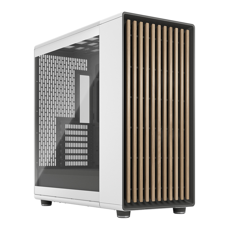 Корпус для ПК Fractal Design North XL TG Dark Tint, Full Tower, белый, под ATX, E-ATX, mATX, Mini-ITX