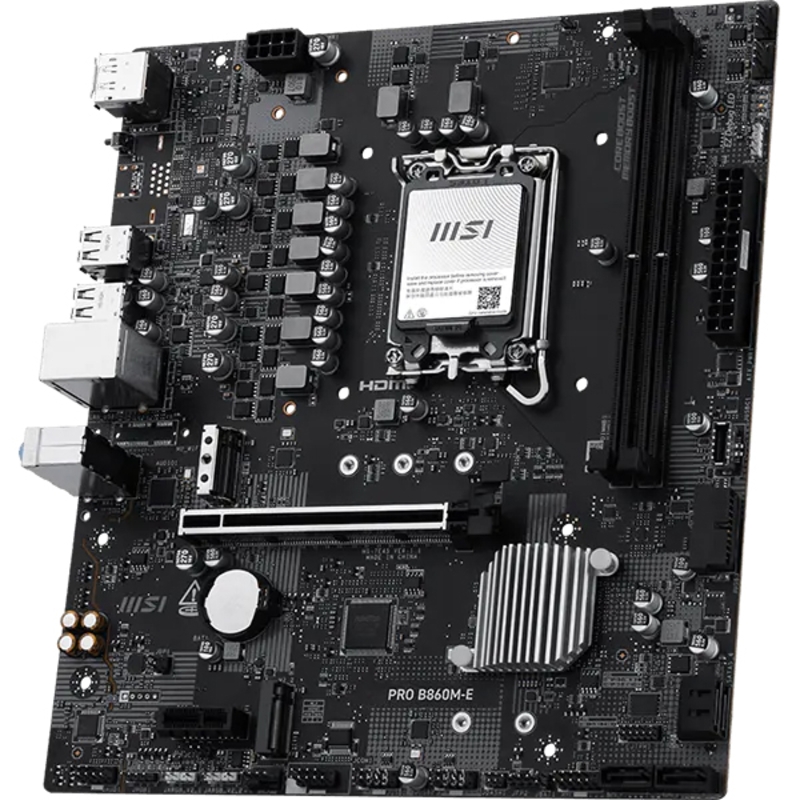 Материнская плата MSI PRO B860M-E, LGA1851, Intel B860, Micro-ATX, DDR5, фото 12