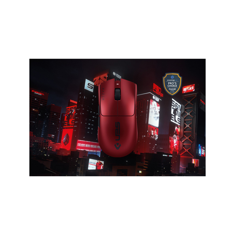 Мышь Razer Viper V3 Pro - Sentinels, USB-C, радиоканал, 35000 dpi, красный, фото 5