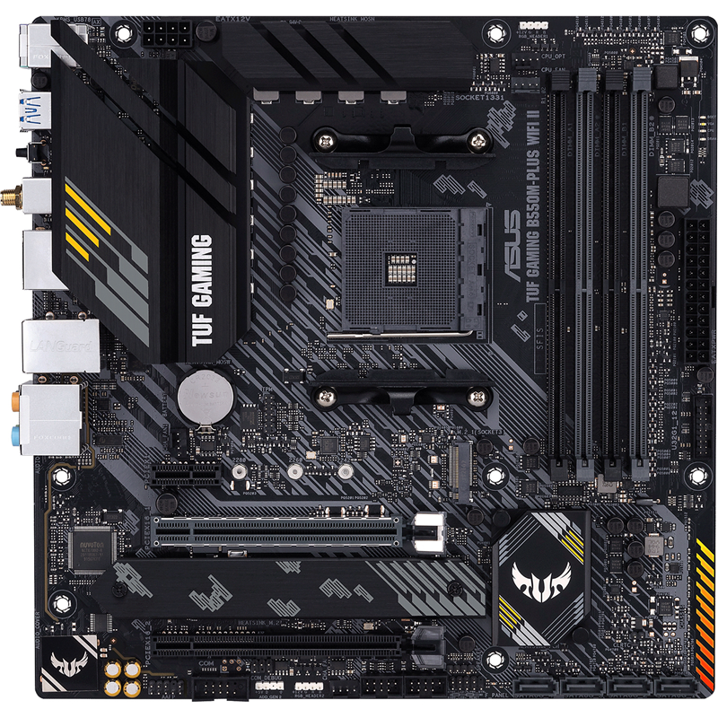 Материнская плата ASUS TUF B550M-PLUS WIFI II, AM4, AMD B550, mATX, DDR4, фото 21