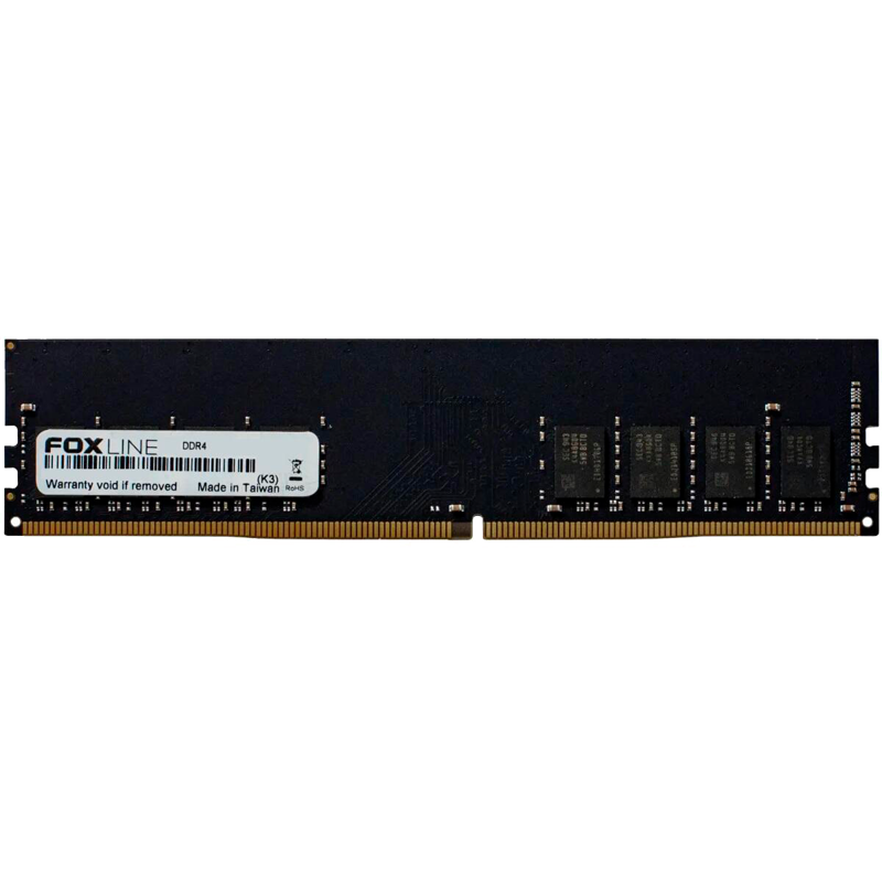 Оперативная память Foxline DIMM FL3200D4U22S-16G, 16 ГБ, DDR4, 3200 МГц, PC4-25600, CL22