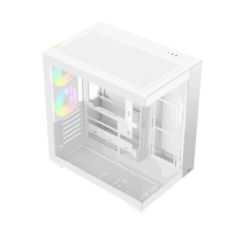 Корпус для ПК Ocypus Delta C74 WH ARGB, Midi Tower, белый, под ATX, mATX, mITX, подсветка ARGB, фото 5