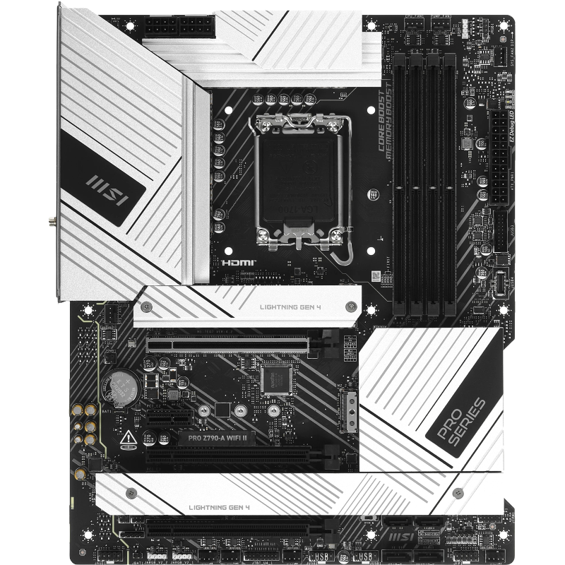Материнская плата MSI PRO Z790-A WIFI II, LGA1700, Intel Z790, ATX, DDR5