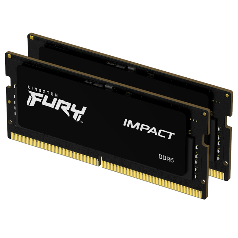 Оперативная память Kingston KF556S40IBK2-32, 32 ГБ (2x16 ГБ), DDR5, 5600 МГц, SO-DIMM, CL40, фото 2