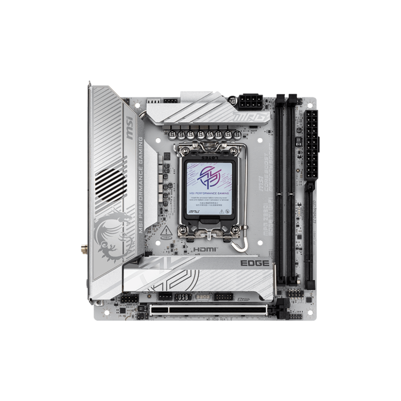 Материнская плата MSI MPG Z890I EDGE TI WIFI, LGA1851, Intel Z890, Mini-ITX, DDR5
