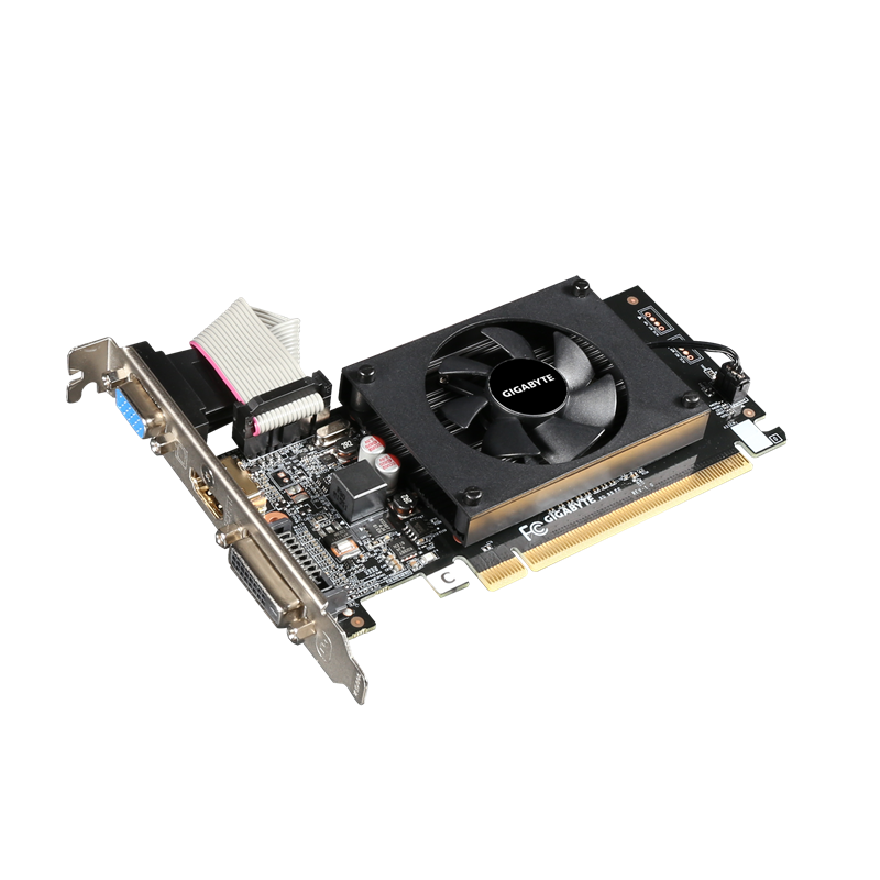 Видеокарта Gigabyte NVIDIA GeForce GT 710, 2 ГБ видеопамяти, DDR3, фото 11