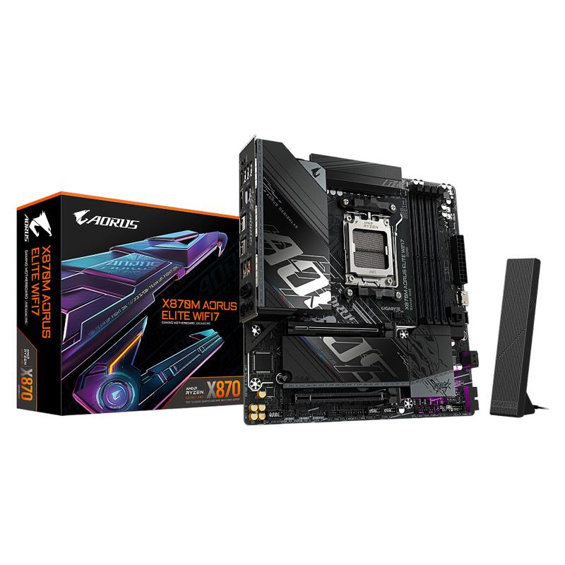 Материнская плата Gigabyte X870M A ELITE WF7, AM5, AMD X870, Micro-ATX, DDR5