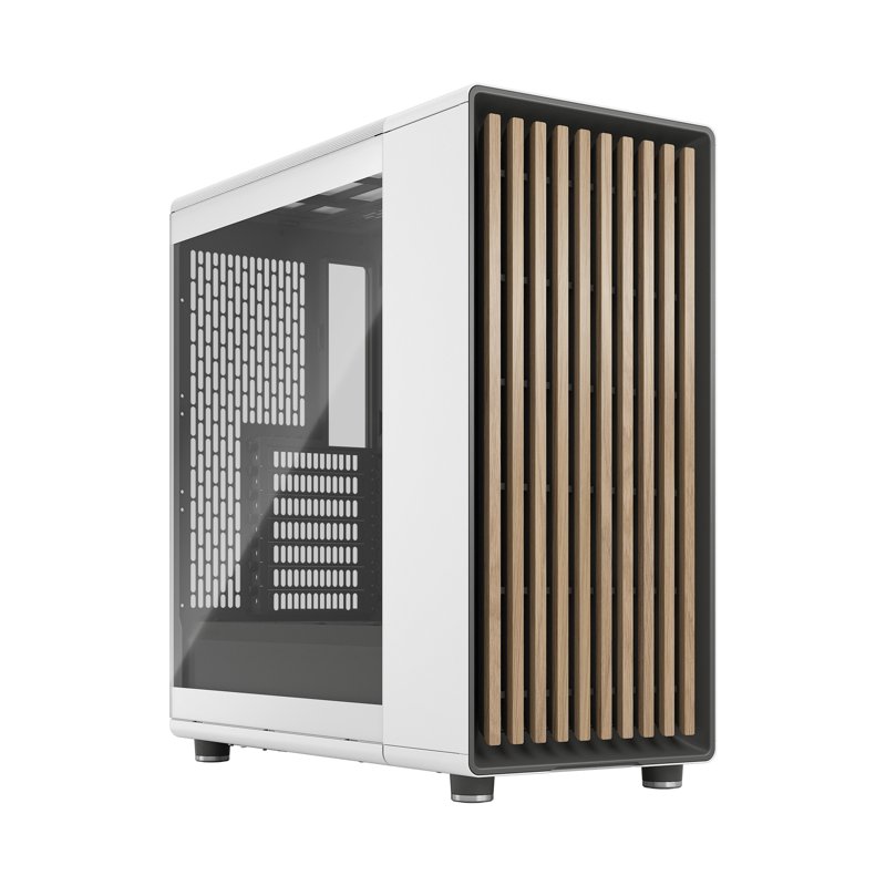 Корпус для ПК Fractal Design North TG Clear Tint, Midi Tower, белый, под ATX, mATX, Mini-ITX, фото 13