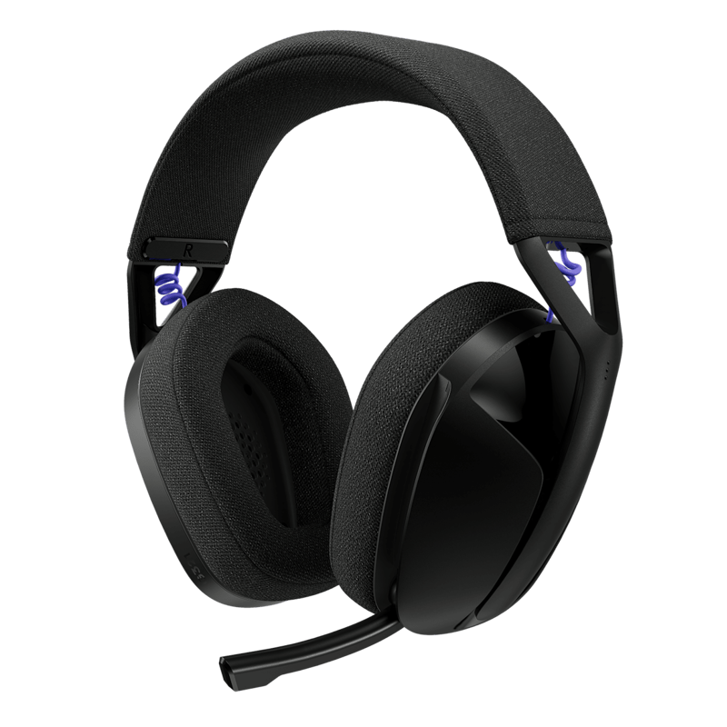 Гарнитура Logitech G321 LIGHTSPEED, радиоканал, Bluetooth 5.2, полноразмерные, чёрный, микрофон поворотный