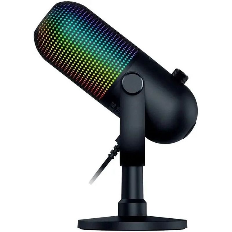Микрофон Razer Seiren V3 Chroma, проводное подключение, USB Type-A, настольный, Black, фото 8