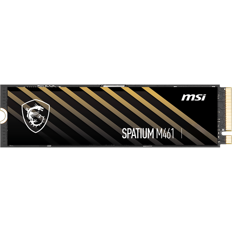 Твердотельный накопитель MSI SSD SPATIUM M461, 1 ТБ, 3D TLC, чтение 5000 МБ/с, 250 ТБ