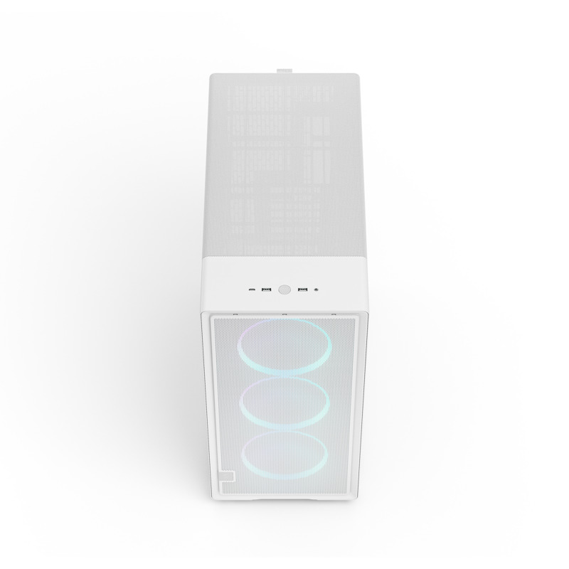 Корпус для ПК Fractal Design Epoch XL TG RGB Clear Tint, Full Tower, белый, подсветка ARGB, фото 32