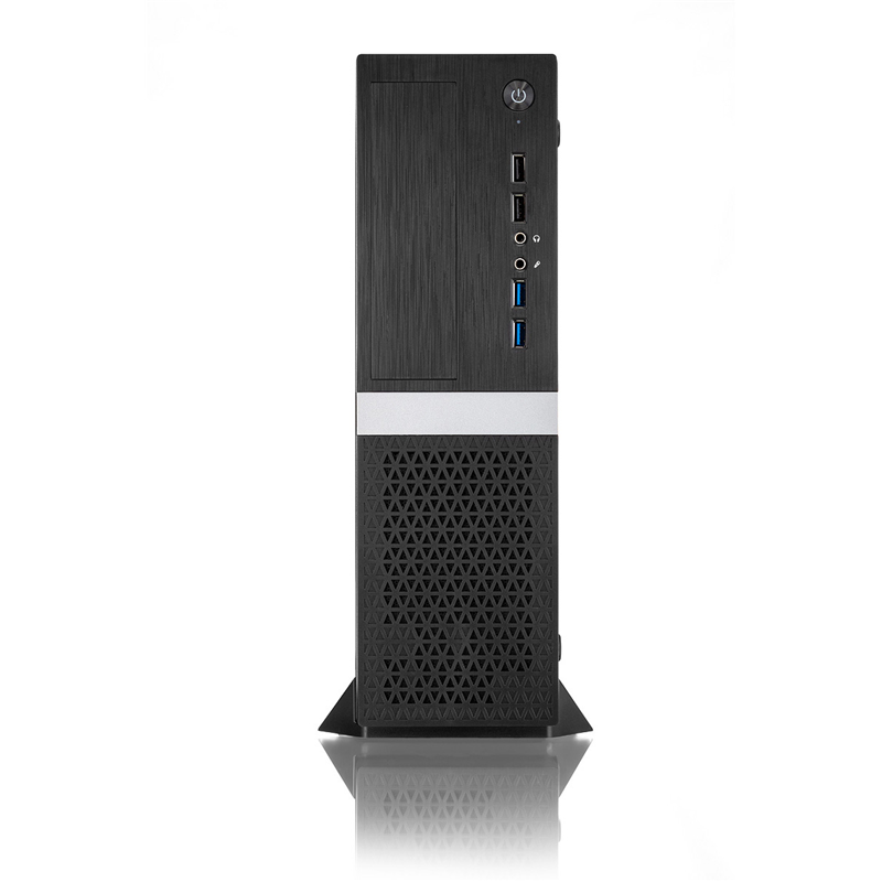 Корпус для ПК Foxline mATX Desktop, Mini Tower, с БП 300 Вт, чёрный, под mATX, Mini-ITX, материал сталь, фото 2