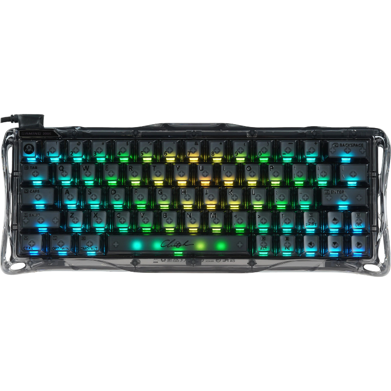 Клавиатура Gravastar Mercury V60 XTAL NBK, белый