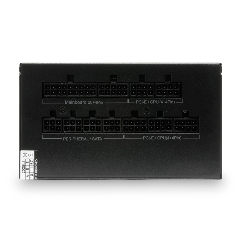 Блок питания Hspd HSK-1000GF-BK, 1000 Вт, 80 PLUS Gold, ATX, активный PFC, вентилятор 120x120 мм, фото 3
