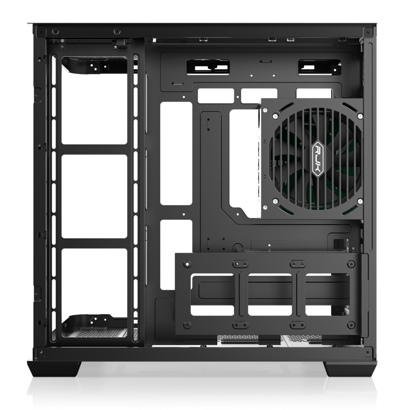 Корпус для ПК Raijintek ATREUS BT4, Midi Tower, чёрный, под ATX, E-ATX, mATX, Mini-ITX, подсветка ARGB, фото 15