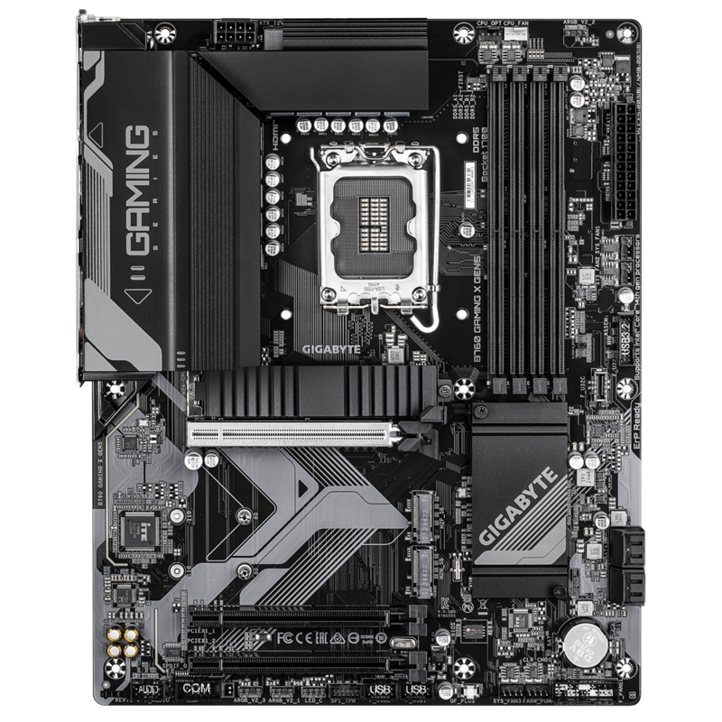 Материнская плата Gigabyte B760 X GEN5, LGA1700, Intel B670, ATX, DDR5