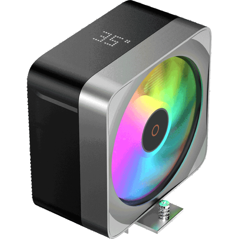 Кулер для процессора Ocypus Delta A40 EX BK Digital, AM5, до 200 Вт, вентилятор 120 мм