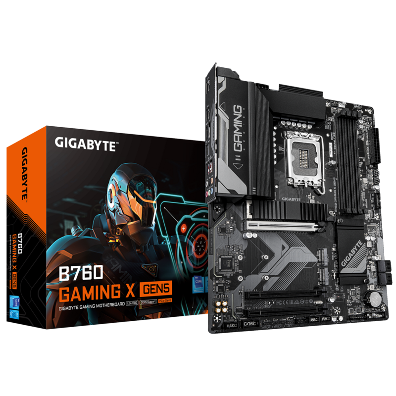 Материнская плата Gigabyte B760 X GEN5, LGA1700, Intel B670, ATX, DDR5, фото 8