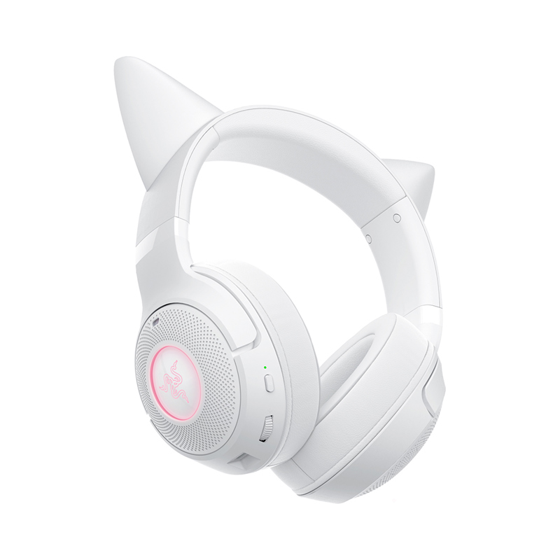 Гарнитура Razer Kraken Kitty V2 BT, Bluetooth 5.2, полноразмерные, белый, микрофон встроенный, фото 5