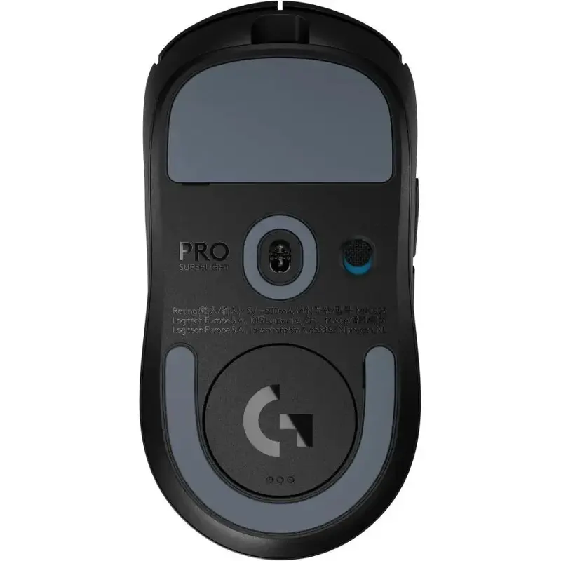 Мышь Logitech G PRO Superlight 2, USB-C, радиоканал, 32000 dpi, чёрный, фото 8