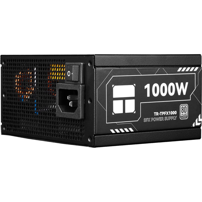 Блок питания Thermalright TR-TPFX1000, 1000 Вт, 80 PLUS Platinum, SFX, активный PFC, вентилятор 92x92 мм
