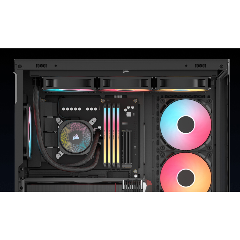 Корпус для ПК Corsair 3500X RS-R ARGB, Midi Tower, чёрный, под ATX, E-ATX, mATX, Mini-ITX, фото 5