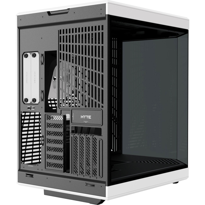 Корпус для ПК Hyte Y70, Midi Tower, белый, чёрный, под ATX, E-ATX, mATX, mITX, фото 4