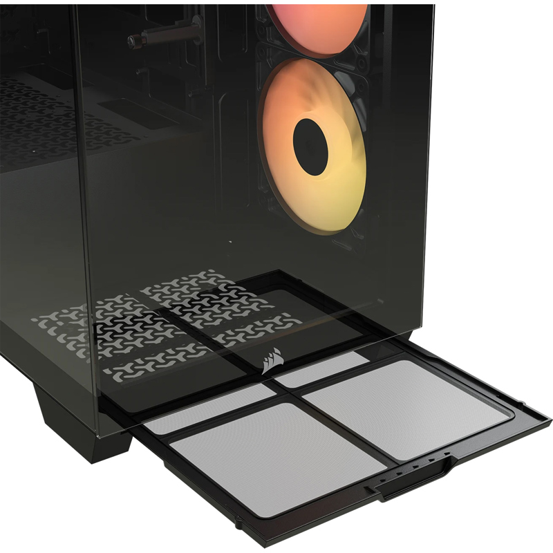 Корпус для ПК Corsair 3500X RS-R ARGB, Midi Tower, чёрный, под ATX, E-ATX, mATX, Mini-ITX, фото 2