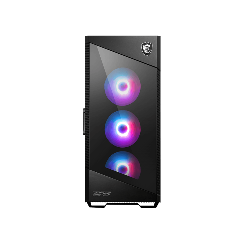 Корпус для ПК MSI MPG VELOX 100R, Midi Tower, чёрный, под ATX, mATX, Mini-ITX, подсветка ARGB, фото 2