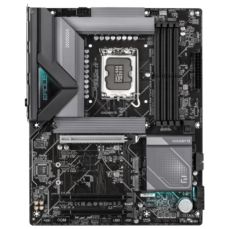 Материнская плата Gigabyte B860 EAGLE WIFI6E, LGA1851, Intel B860, mATX, DDR5, фото 2