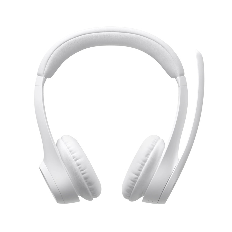 Гарнитура Logitech Zone 300, Bluetooth 5.3, накладные, белый, микрофон поворотный, для офиса, фото 16