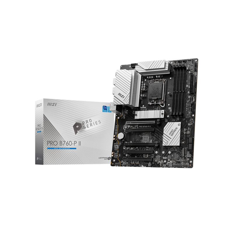 Материнская плата MSI PRO B760-P II, LGA1700, Intel B760, ATX, DDR5